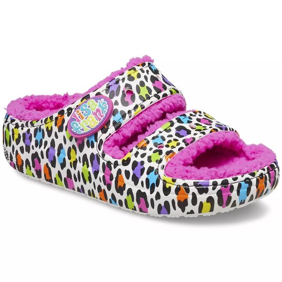 NEW. CROCS LISA FRANK COZZZY SANDALS - Picture 1 of 4